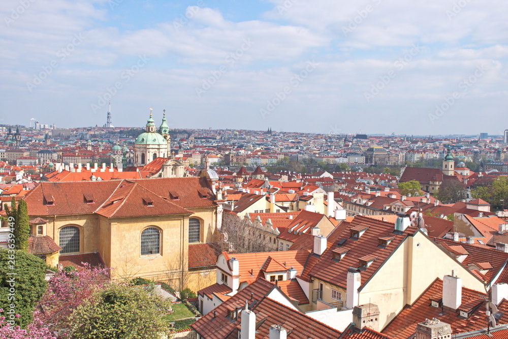 Cityscape of Prague from Old Town