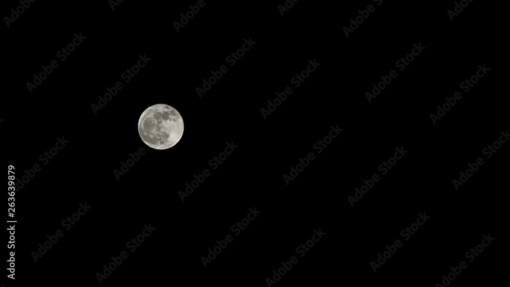 A large full moon during a cloudless, night sky. HD version. A large full moon during a cloudless, night sky. HD version.