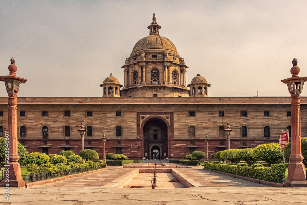 Rashtrapati Bhavan India S President House And The Indian Government Ministry Of Interior Office In New Delhi Stock Photo Adobe
