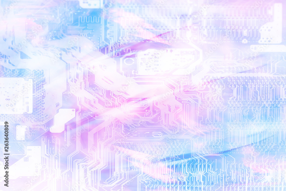 abstract microelectronics background / modern technology concept industry background development abstract microelectronics background / modern technology concept industry background development