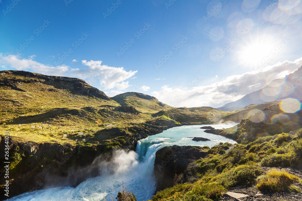 Waterfall in Chile