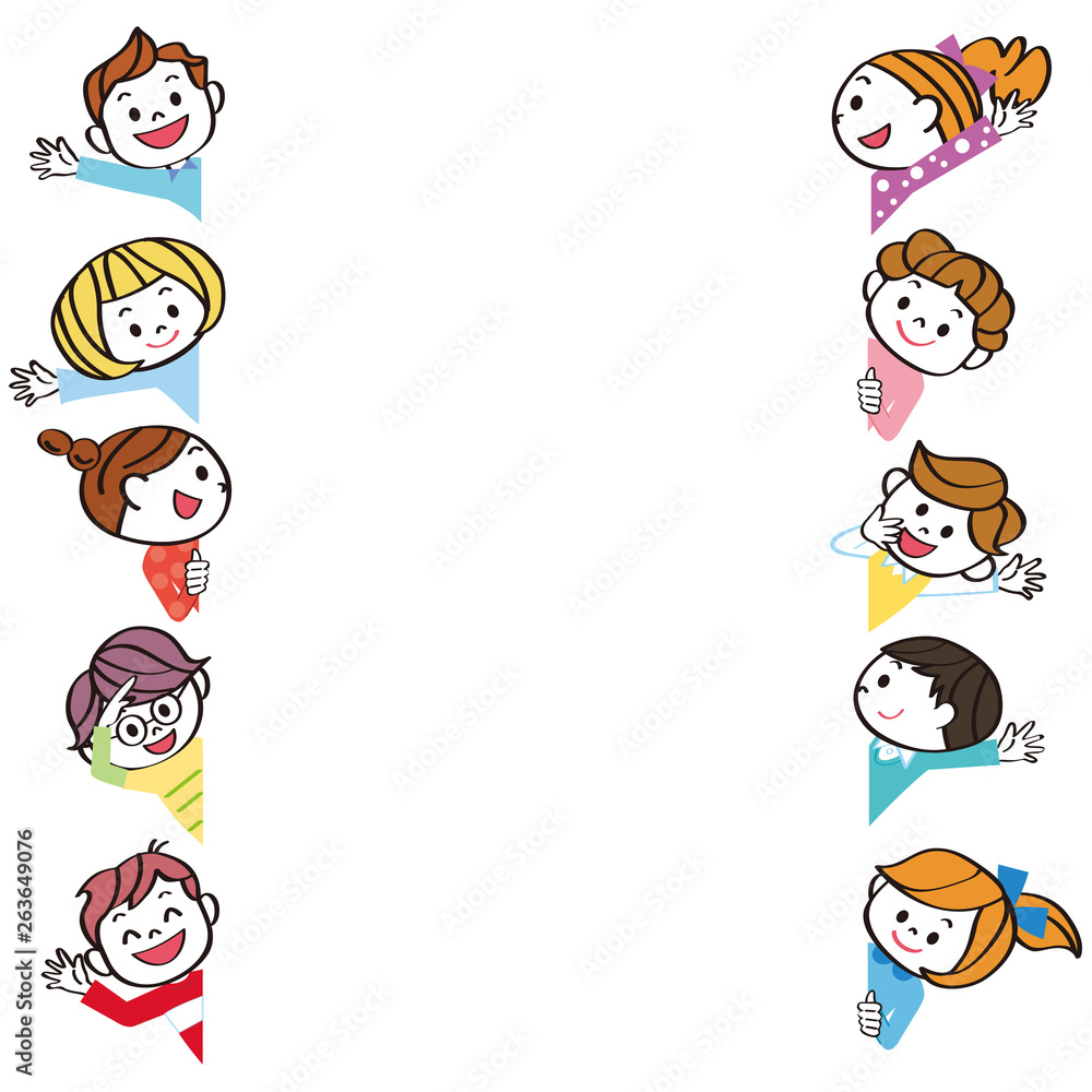 子供達とメッセージ