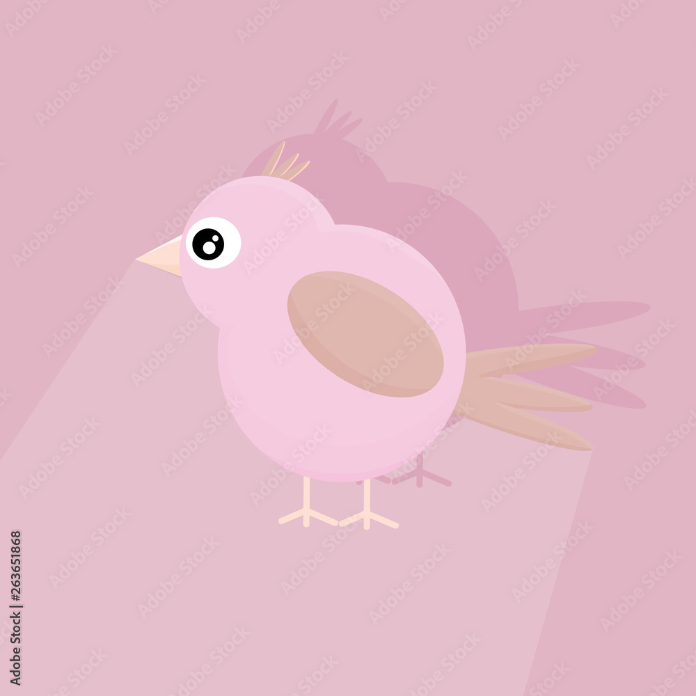vector icon with a bird vector icon with a bird