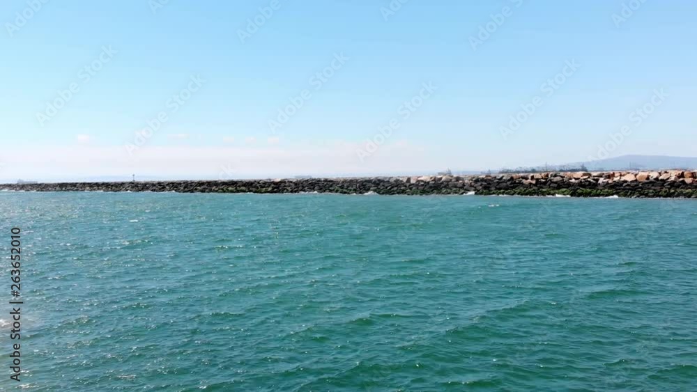 Low flight over ocean inlet. Low flight over ocean inlet.