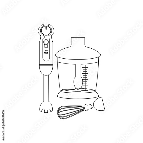 Immersion Blender outline