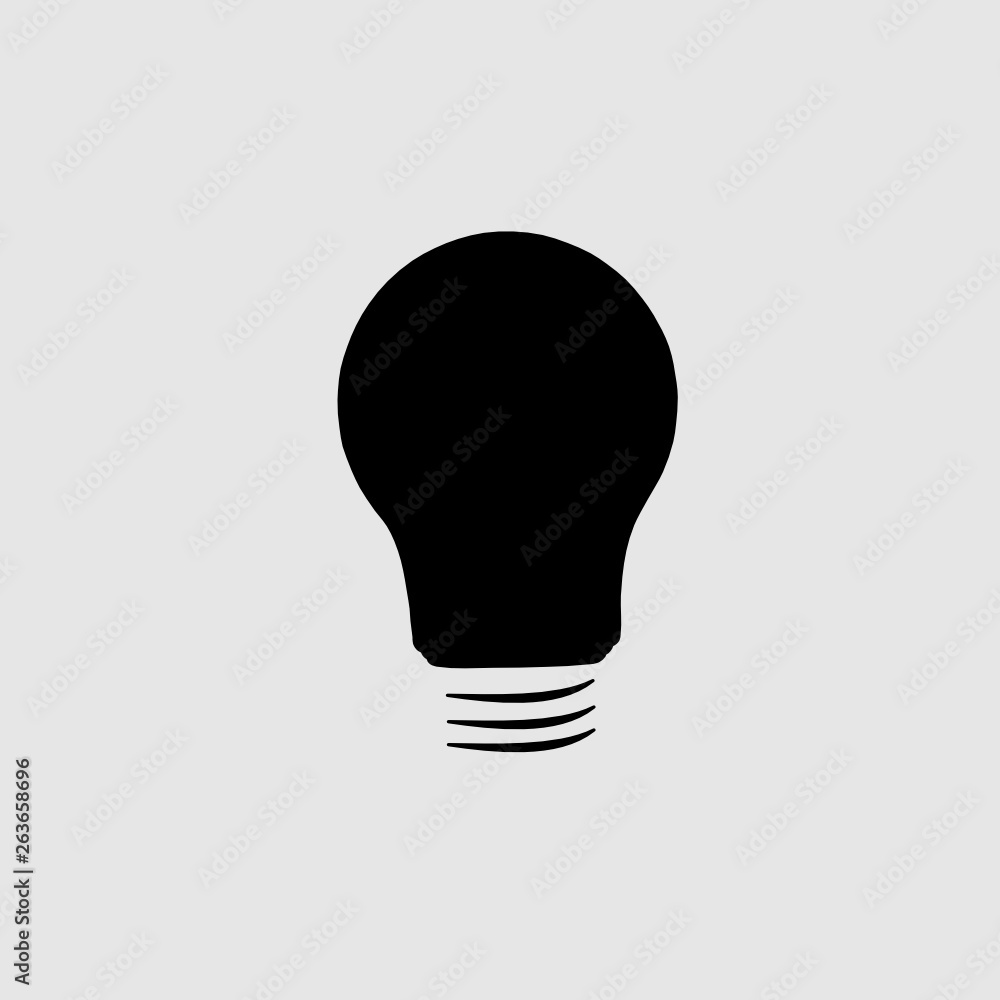 vector illustration of light bulb vector illustration of light bulb