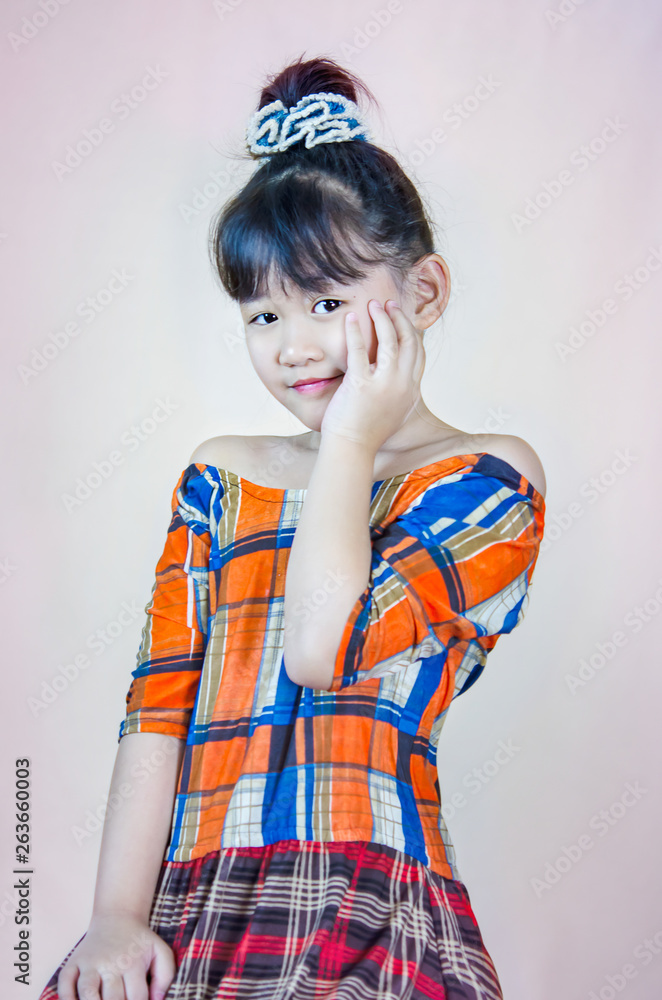 portrait of asian little girl portrait of asian little girl