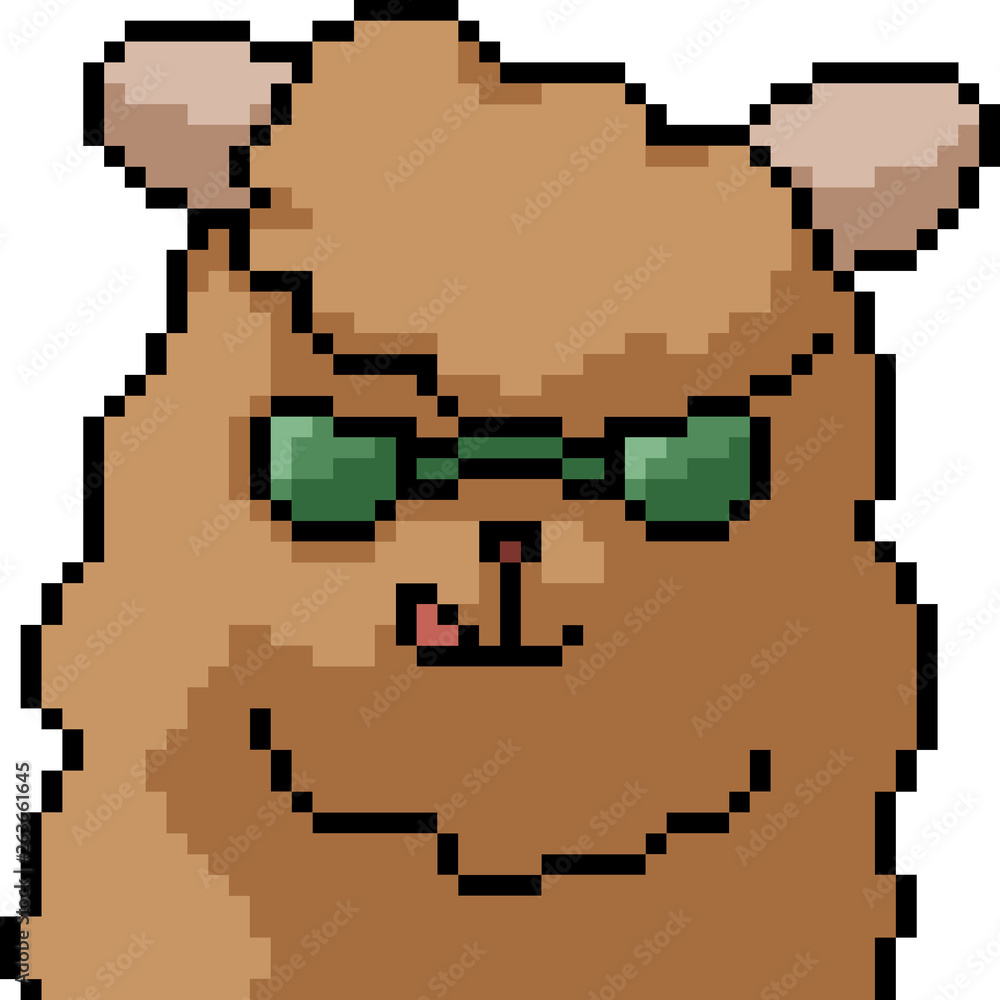 vector pixel art alpaca vector pixel art alpaca