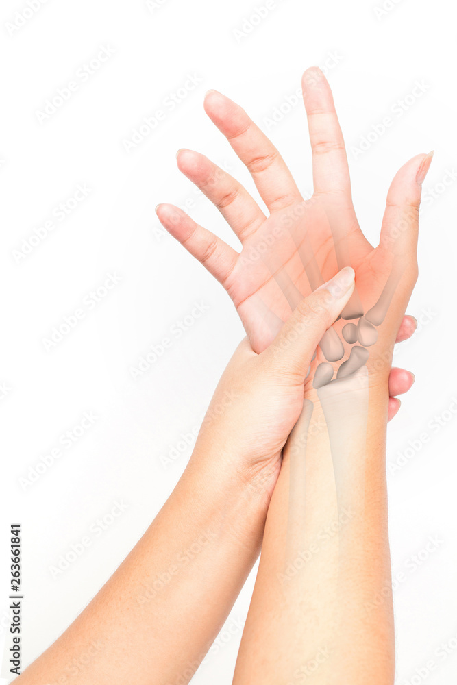 hand bones injury white background hand pain hand bones injury white background hand pain