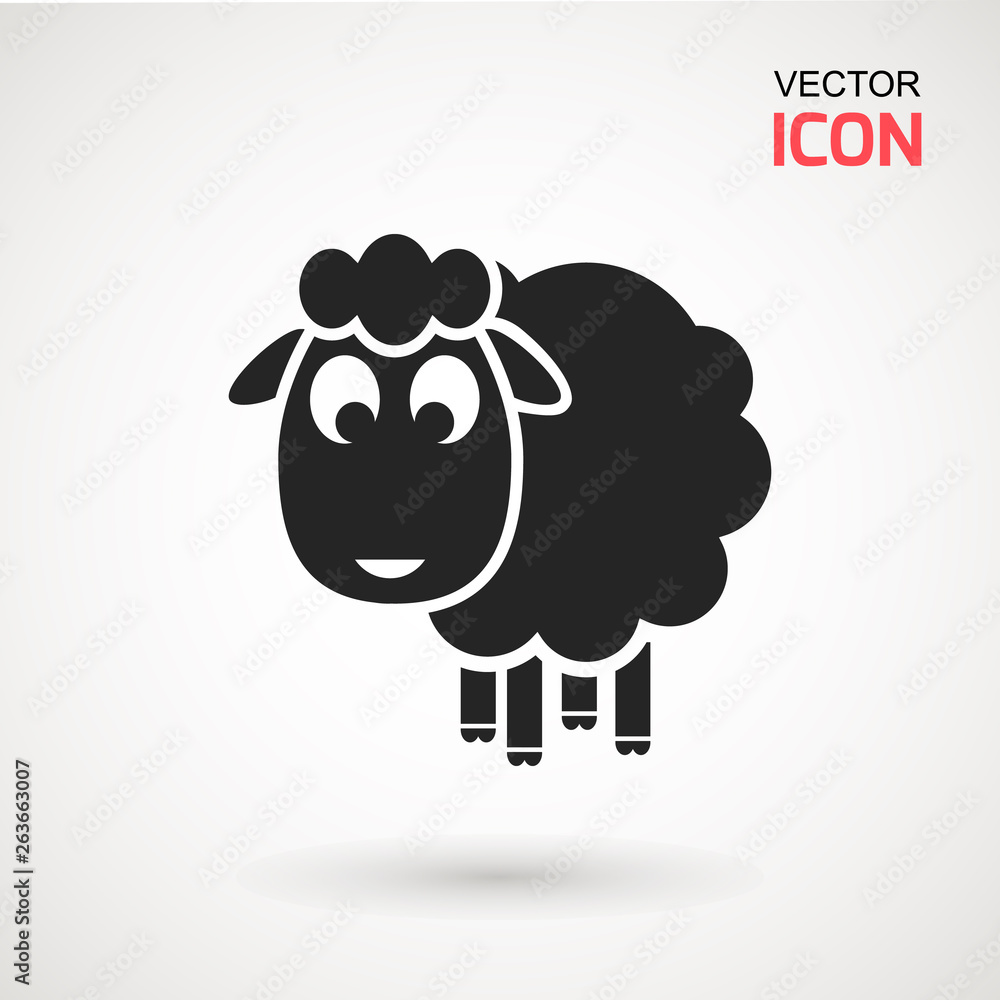 Sheep icon. Animal head. Silhouette icon sheep. Farm sign. Graph symbol for your web site design, logo, app, UI. Ewes. Sheep icon. Animal head. Silhouette icon sheep. Farm sign. Graph symbol for your web site design, logo, app, UI. Ewes.