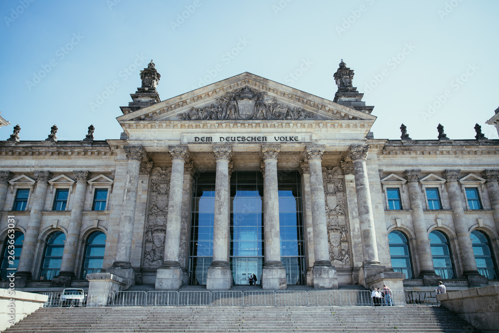 German parliament, Berliner Reichstag: Tourist attraction in Berlin