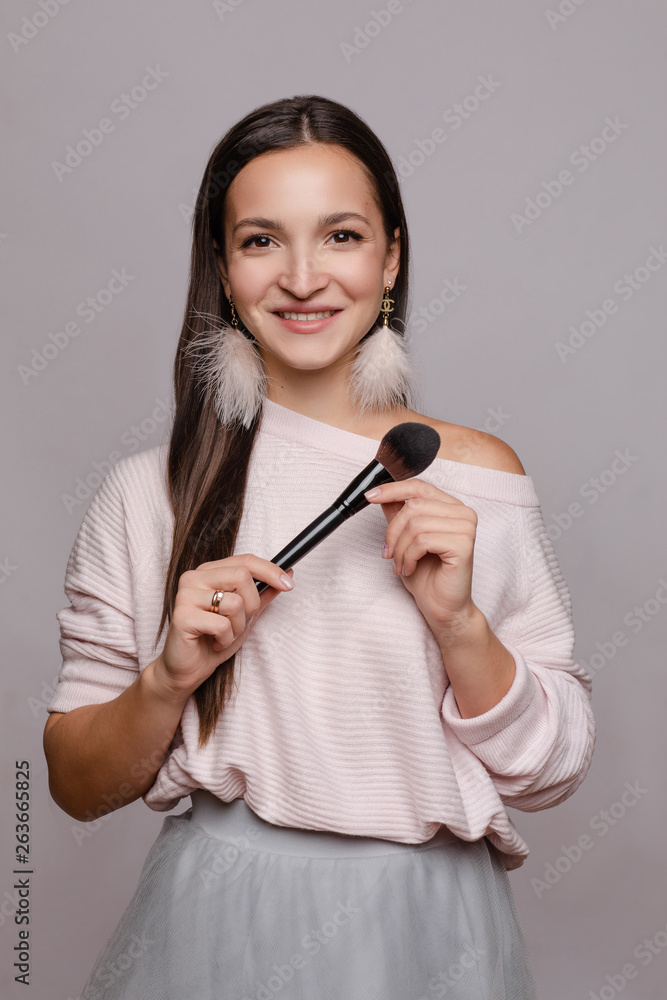 cute girl in sweater