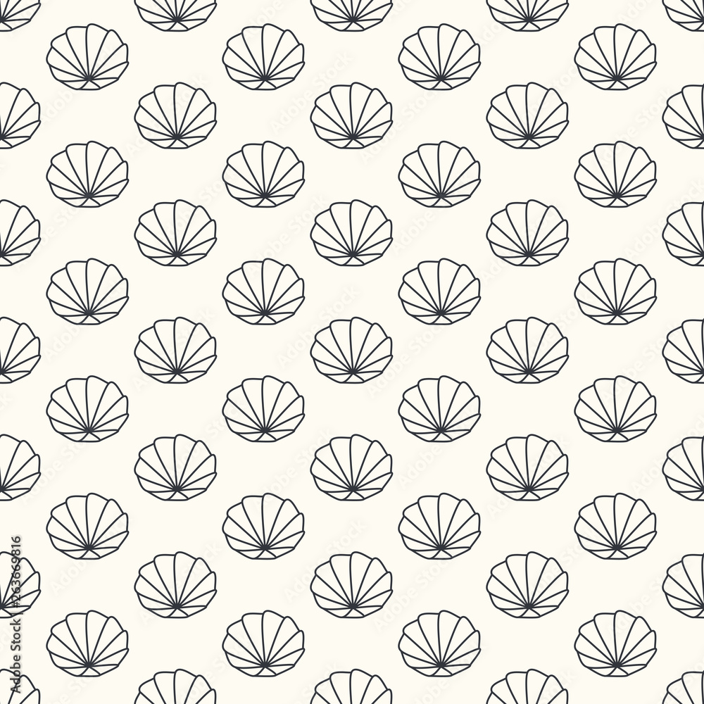 Seamless lotus leaves pattern. Monochrome background with abstract organic shapes. Seamless lotus leaves pattern. Monochrome background with abstract organic shapes.