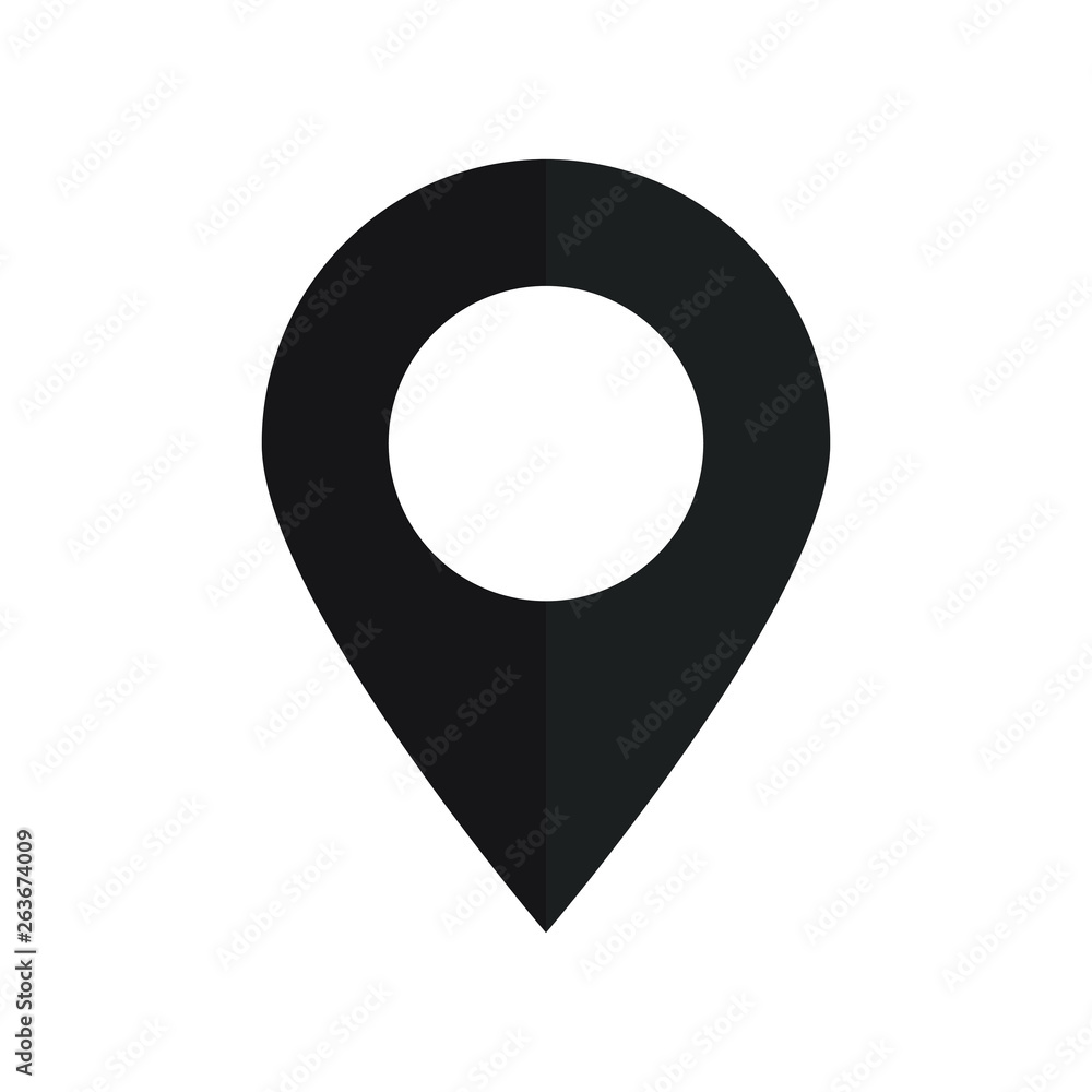 Maps pin. Location map icon. Maps pin. Location map icon.