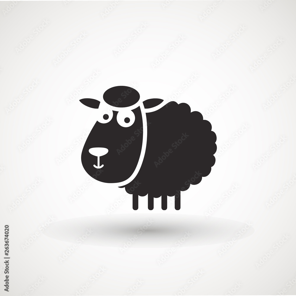 Sheep icon. Animal head. Silhouette icon sheep. Farm sign. Graph symbol for your web site design, logo, app, UI. Ewes. Sheep icon. Animal head. Silhouette icon sheep. Farm sign. Graph symbol for your web site design, logo, app, UI. Ewes.