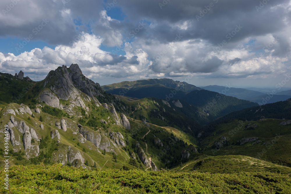 Carpathian panoramic view