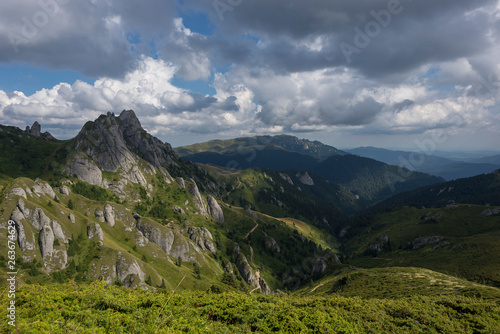 Carpathian panoramic view