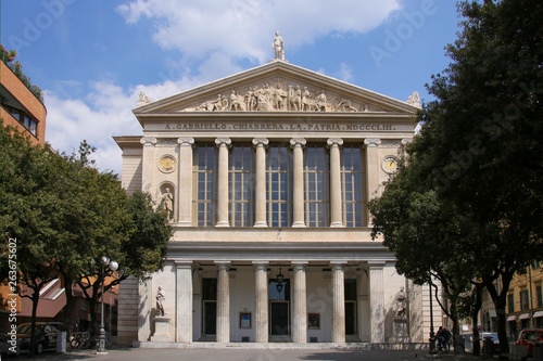 Gabriello Chiabrera Theatre, completed in 1853, Savona - Italy