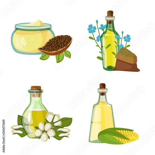Vector design of bottle and glass  icon. Collection of bottle and agriculture stock vector illustration.