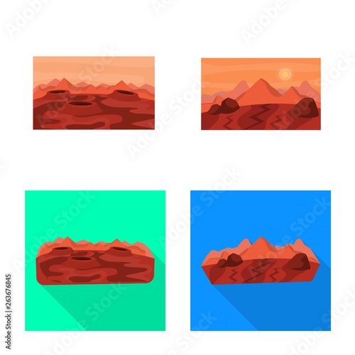 Isolated object of astronomy and technology  icon. Collection of astronomy and sky vector icon for stock.