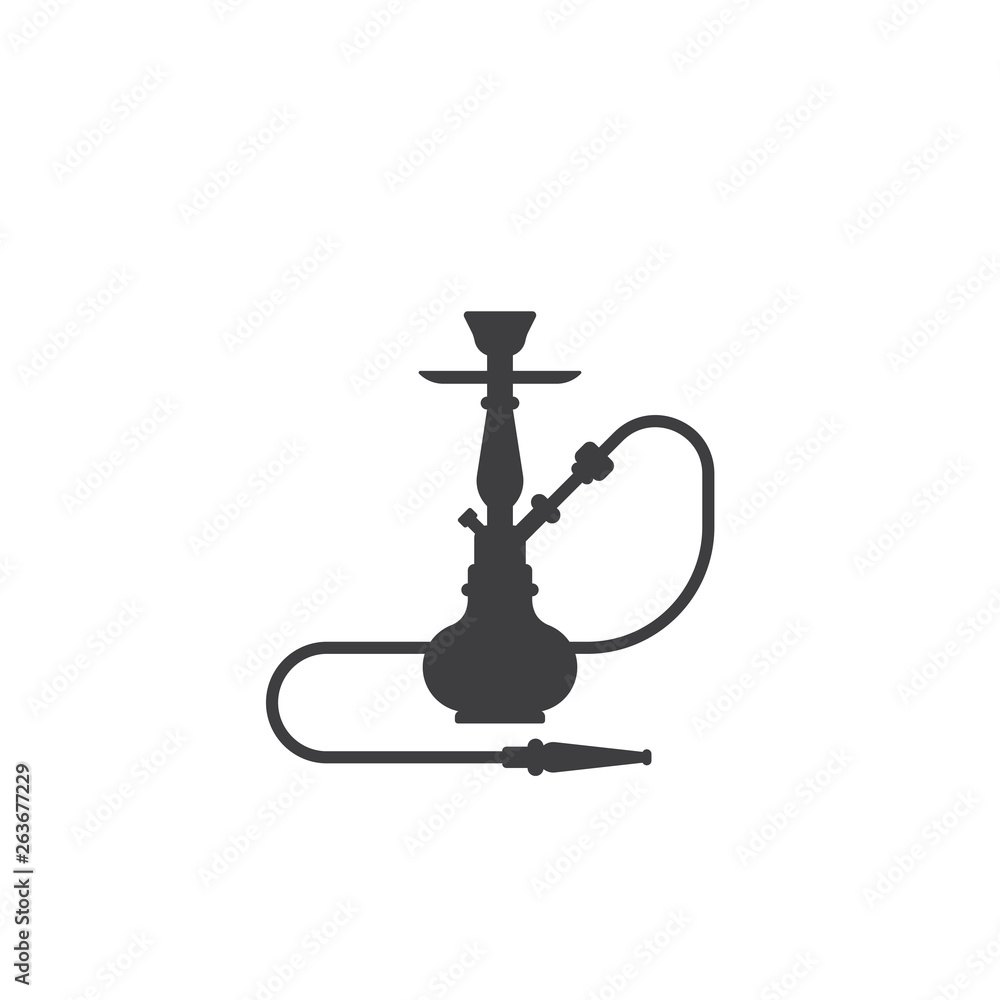 Hookah Silhouette Icon Hookah Silhouette Icon