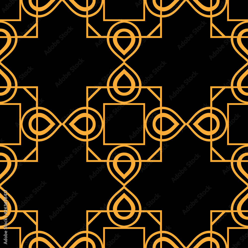 Abstract pattern in arabian style. Seamless vector background. Graphic modern art deco pattern Abstract pattern in arabian style. Seamless vector background. Graphic modern art deco pattern