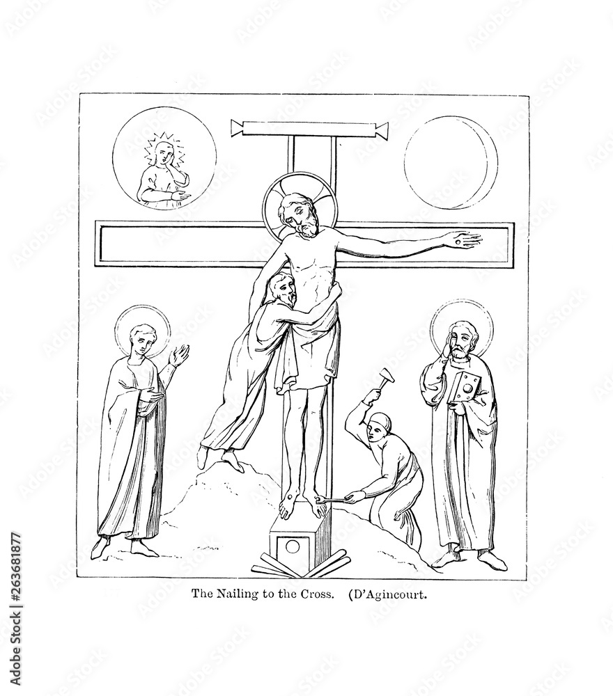 Christian illustration. Old image Christian illustration. Old image