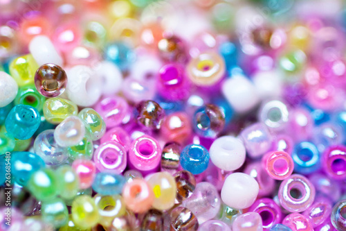 Fotografie, Obraz depth of field mix color crystal beads