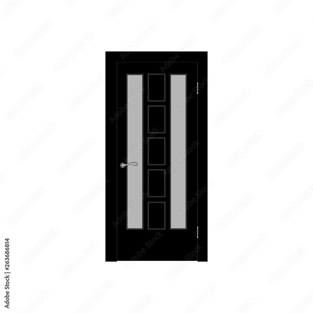 Modern Door vector icon. Simple isolated sign. Modern Door vector icon. Simple isolated sign.