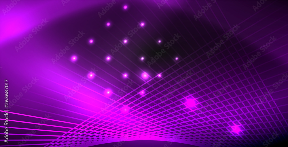 Neon color abstract lines Neon color abstract lines