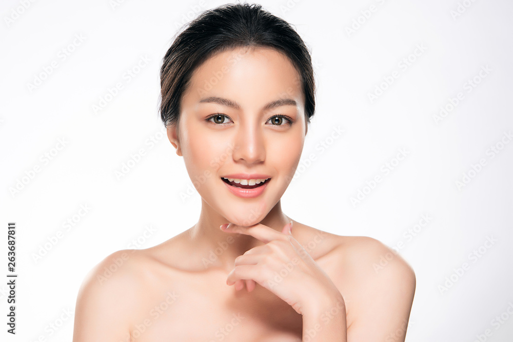 Beautiful Young asian Woman with Clean Fresh Skin Beautiful Young asian Woman with Clean Fresh Skin