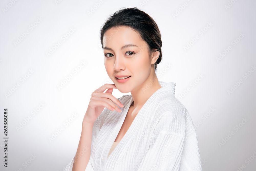 Beautiful Young asian Woman with Clean Fresh Skin Beautiful Young asian Woman with Clean Fresh Skin