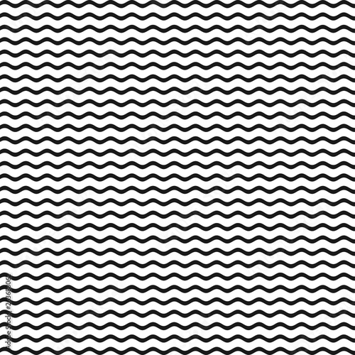 Abstract pattern with lines. Waves outline icon, modern minimal flat design style