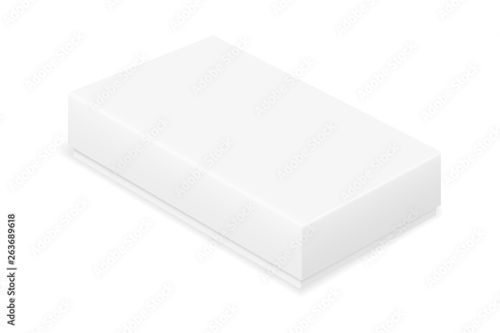 empty cardboard box packaging blank template for design stock vector illustration empty cardboard box packaging blank template for design stock vector illustration