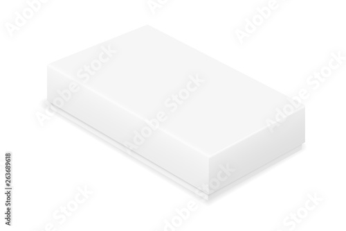 empty cardboard box packaging blank template for design stock vector illustration © ArtVisionStudio