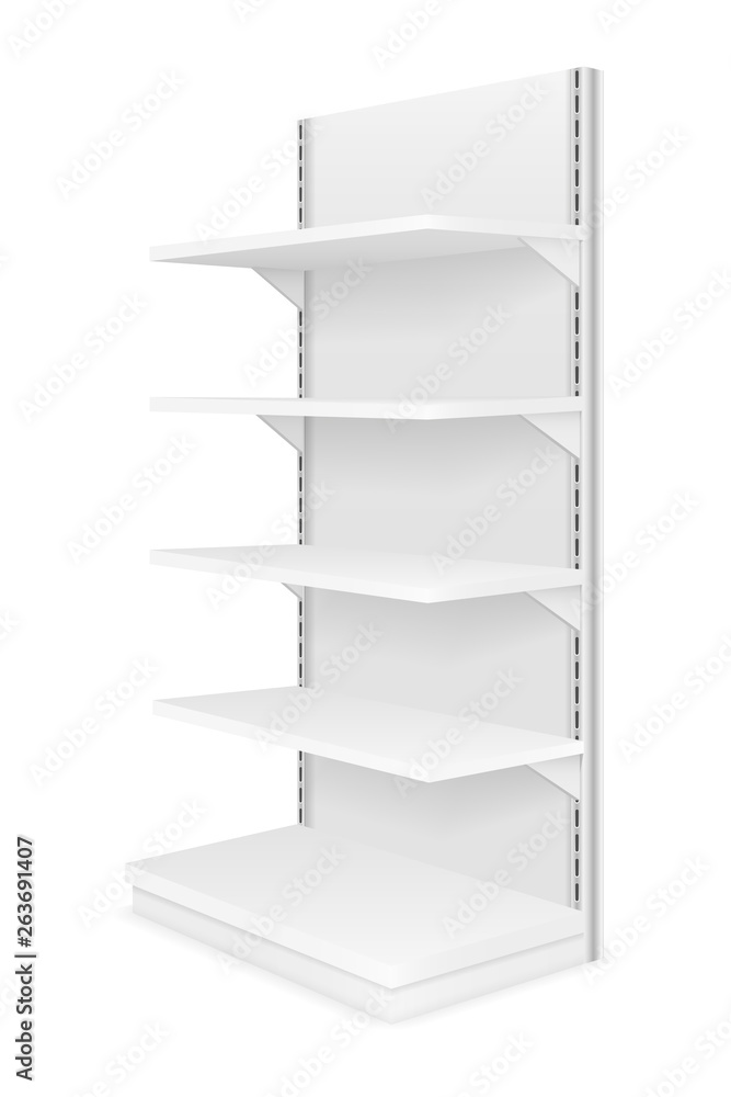 shelving rack for store trading empty template for design stock vector illustration shelving rack for store trading empty template for design stock vector illustration