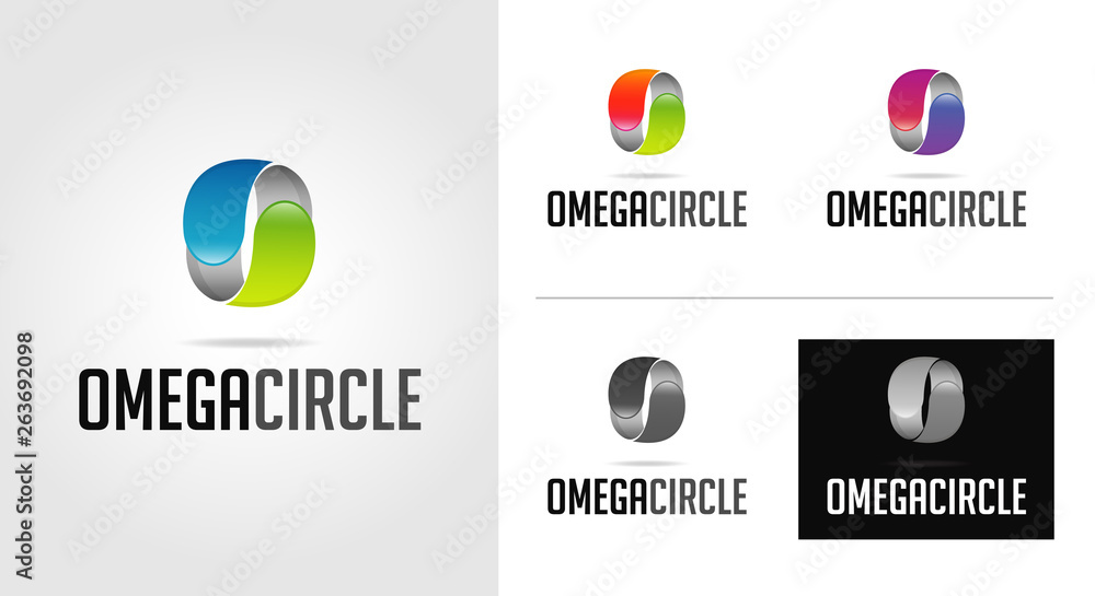 O Letter Logo Template Set O Letter Logo Template Set