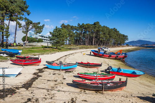 Boats on Furado beach