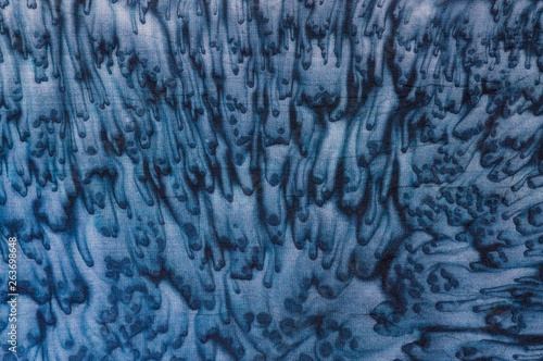 Obraz na płótnie Turquoise cells, fragment, hot batik