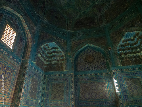 View of mosque in Central Asia. photo