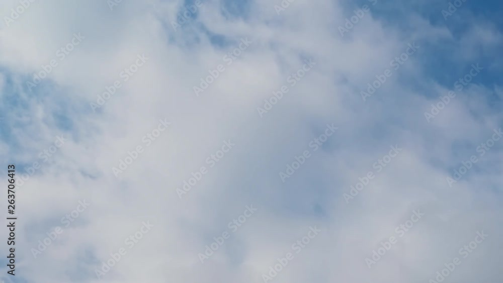 Time lapse of blue sky and white clouds moving around. Time lapse of blue sky and white clouds moving around.