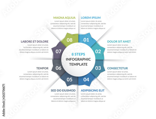 Circle Infographics - Eight Elements