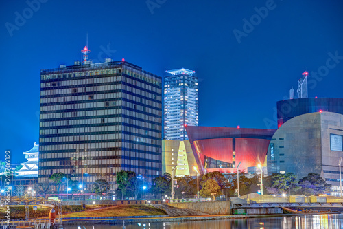 地方都市小倉の夜景（福岡県北九州市）
