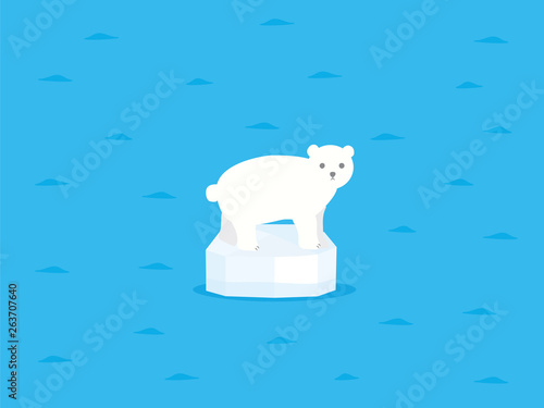 地球温暖化と白熊のイラスト Stock Vector Adobe Stock 地球温暖化と白熊のイラスト Stock Vector Adobe Stock