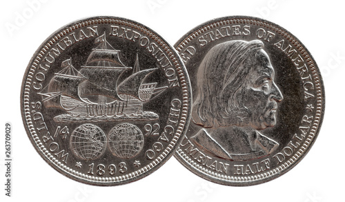 Half Dollar Commemorative US Coin silver 1893
