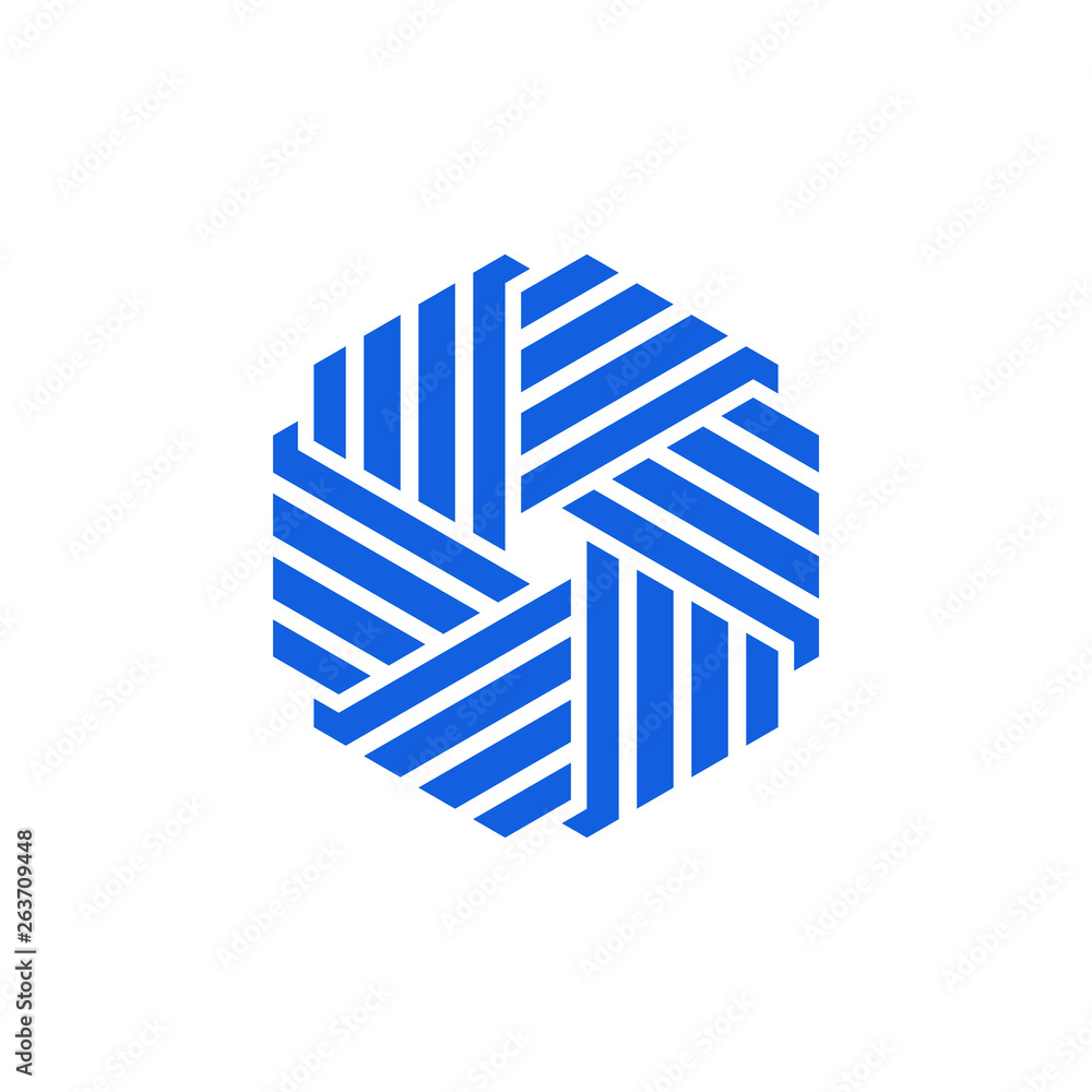 Unique New Geometric Design Icon Symbol Logo for technology business health company with modern high end look Unique New Geometric Design Icon Symbol Logo for technology business health company with modern high end look