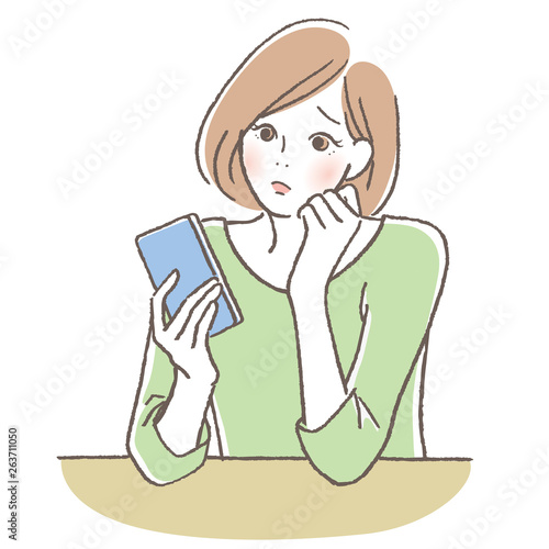 携帯電話　困る　女性