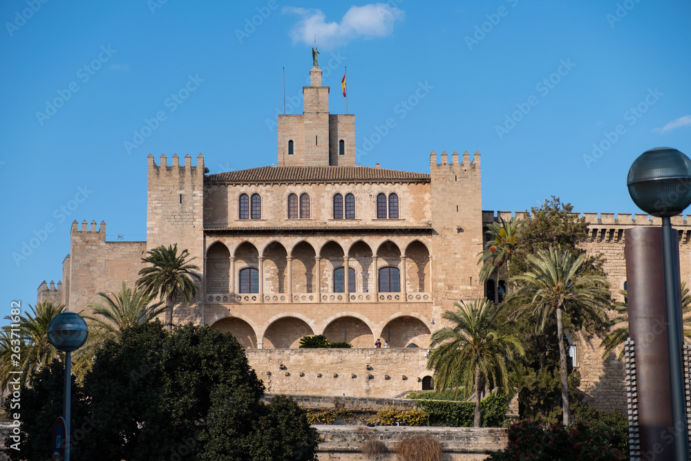 Palacio Real de La Almudaina, Palma de Mallorca. Baleares, España.	