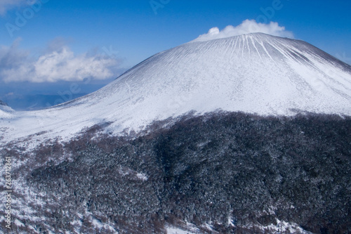 Mt.Asama during the winter period - 厳冬期の浅間山 photo