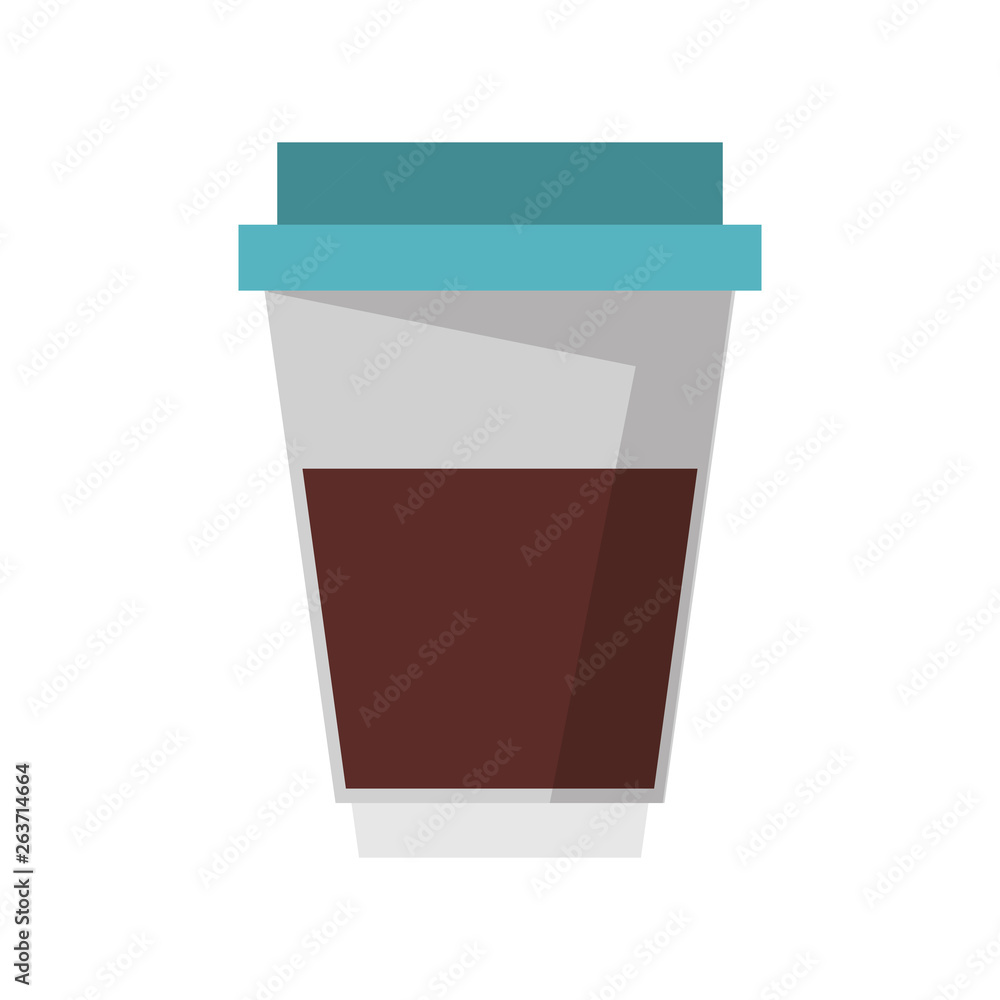 Coffee hot plastic cup coffeeshop isolated Coffee hot plastic cup coffeeshop isolated